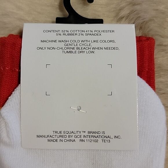 MEN'S TRU EQUALITY RAINBOW TUBE SOCKS, NEW! - Picture 4 of 4